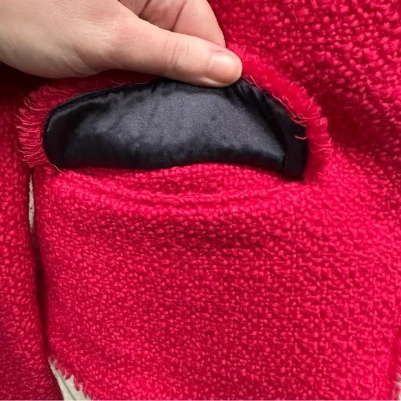 Boden women’s pink tweed blazer jacket wool size 10 Barbie core career - Picture 6 of 9